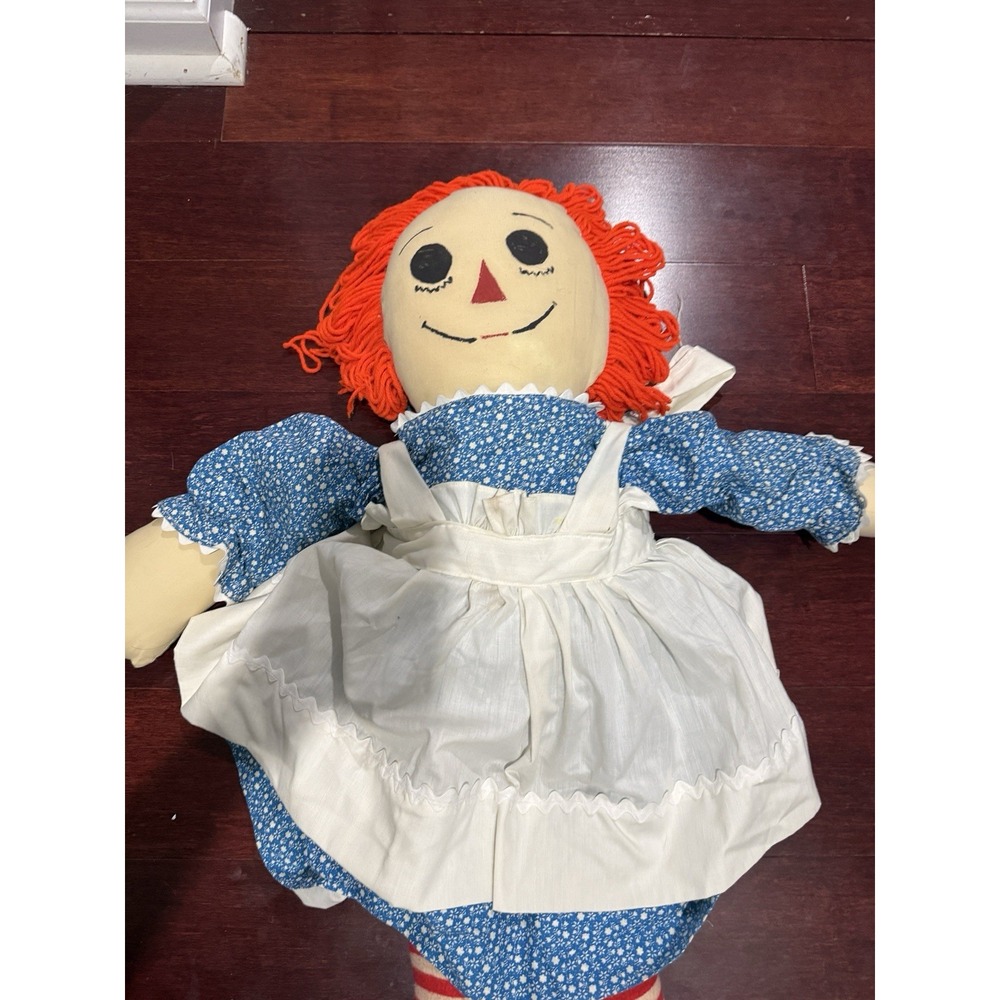 Vintage 39" Raggedy Ann Doll Plush Doll